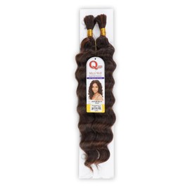 QUE LOOSE DEEP BULK 18" - MilkyWay Que Human Hair MasterMix Weave Extensions #1 Jet Black