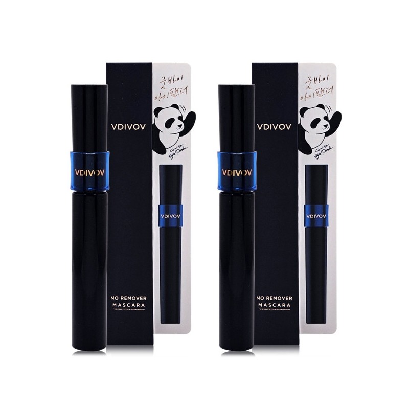 VDIVOV No Remover Mascara Volume & Curling 8ml x 2