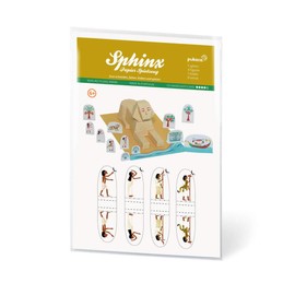 Forum Traiani Craft Sheet Sphinx - Pukcaka DIY Craft Sheets Paper Cardboard for Children's Birthday Gift Idea Craft Idea for Boys