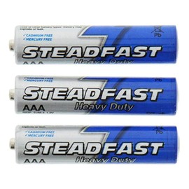 Steadfast Heavy Duty AAA Batteries 3pk