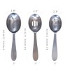 Darware Portion Control Serving Spoons (6-Piece Dining Set); w 1/4