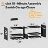 Spampur Power Tool Organizer Wall Mount with Charging Station, 3