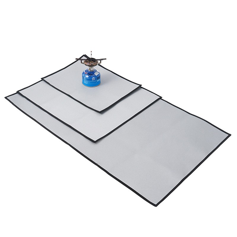 Outdoor Camping Fireproof Cloth Picnic Barbecue Heat Insulation Pad Flame