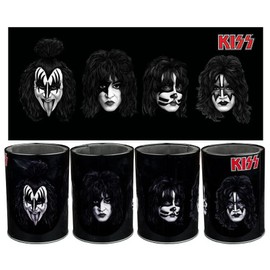 Ikon Collectables Kiss - Band Faces Metal Can Cooler