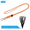 PATIKIL Paracord Lanyard with Clasp 48cm, 2 Pack Necklace Keychain