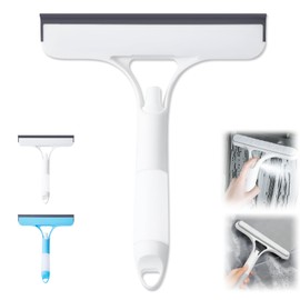 3 in 1 Spray Squeegee, WindowSqueegee with Spray, 3 in 1 WindowSqueegee Cleaning Scraper, Spray WindowSqueegee Cleaner with Spray Bottle for Car, Home, Kitchen Windows (White)