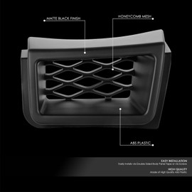 SS Style Front Bumper Air Duct Vent Cover Replacement Compatible with 03-06 Chevy Silverado 1500 SS