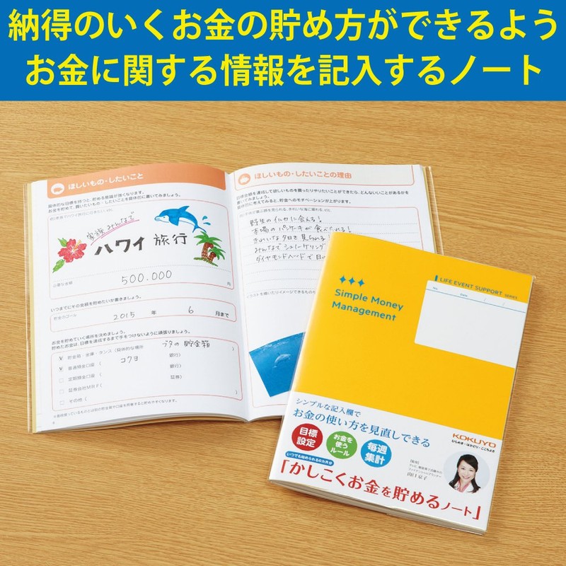コクヨ ノート かしこくお金を貯めるノート LES-M103