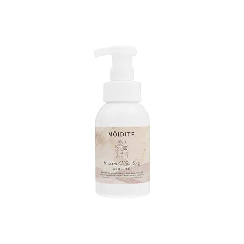 Moidite Innocent Chiffon Soap, Amor Rose Scent, 10.1 fl oz