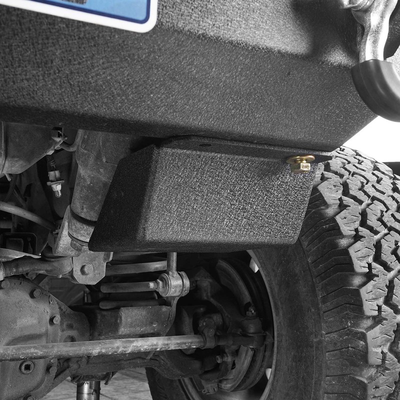 Hooke Road Steering Box Skid Plate Brace for 1997-2006 Jeep
