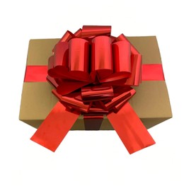 Ailuka 12-Inch Big Red Bow for Gift(2 Pack) - Present Bow for Car, Bikes, Kids Ride On, Birthday, Anniversary and Special Occasions.