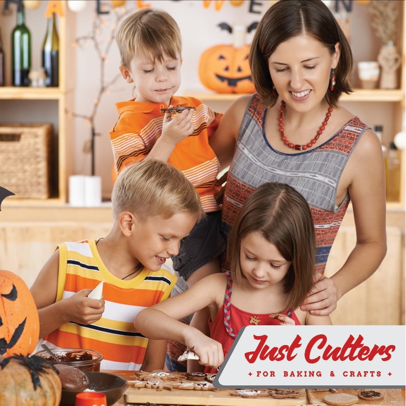Custom Cutters Pumpkin Shape Cutters | Small Plastic Cutters Set