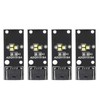 4Pcs CSL Yellow DRL LED Modules 5W Beads 1500AM Stable