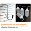uxcell 100pcs Pegboard Hooks Protector Rubber End Caps, Peg Board