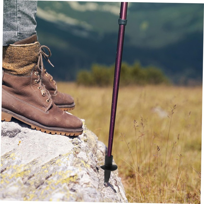 BESPORTBLE Universal Carbon Fiber Ski Pole Tip Tungsten Steel Trekking