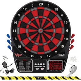 Viper 797 Electronic Dartboard, Quick Access To 301 And Countup From Button Interface, Extended Catch Ring, 11 Square Inch Scoreboard Display, Includes Darts And Extra Tips, 43 Games And 241 Options