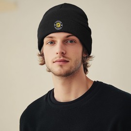 Pbgtywd Cool Beanies I Choose Violence Embroidered Knit Hats Beanie Fall Winter Black Graphic Knit Hat Cap for Women Men