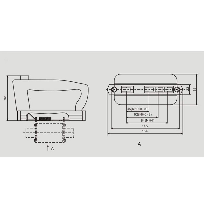 KPS 901100250 Half Fuse extractora NH