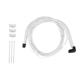 Power Module Cable 12 4P to 12 4P 90 Degree Bend 700MM 600W for 12VHPWR PCI‑E 5.0 3090Ti 4090 4080 Graphics Card TYPE B