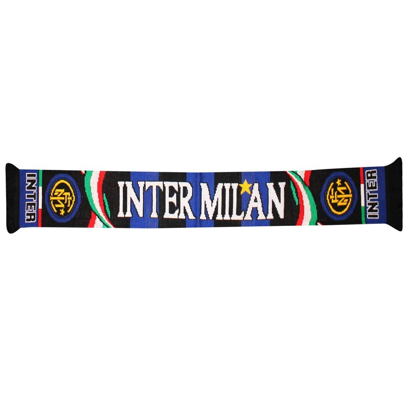 Inter Milan (Serie A) Football Crest Scarf (100% Acrylic)