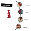 Gadpiparty 24pcs Artificial Berry Stems for Christmas Tree Decor Simulated