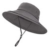EINSKEY UPF 50+ Women's Sun Hat, Waterproof Wide Brim Bucket