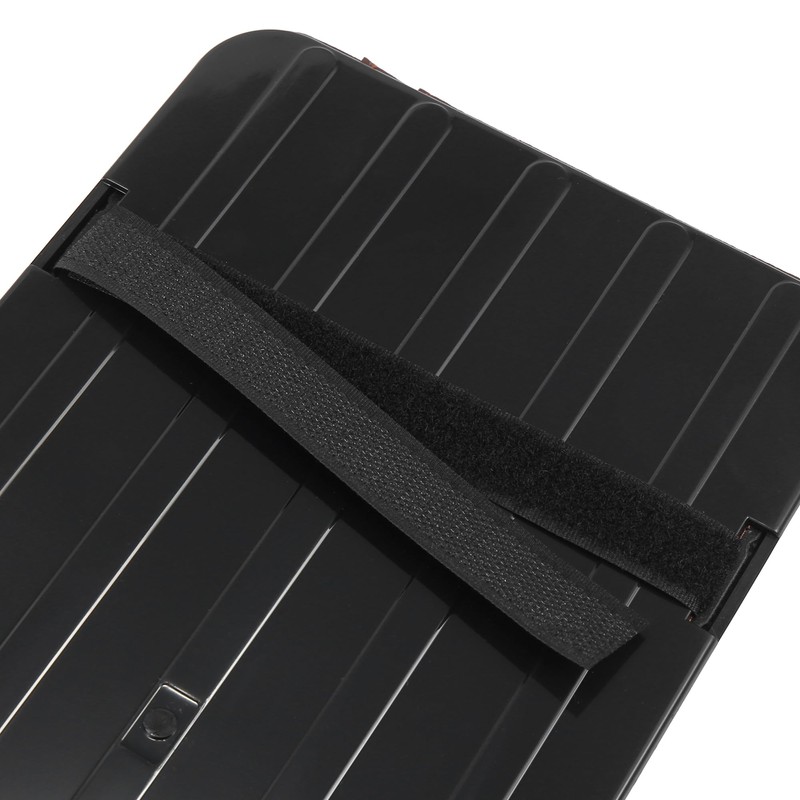 X AUTOHAUX Brown Car Truck Sun Visor Organizer Sunglasses Case