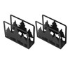 2pcs Tree Napkin Holder Hollow Out Tree Pattern Thickened Nonslip