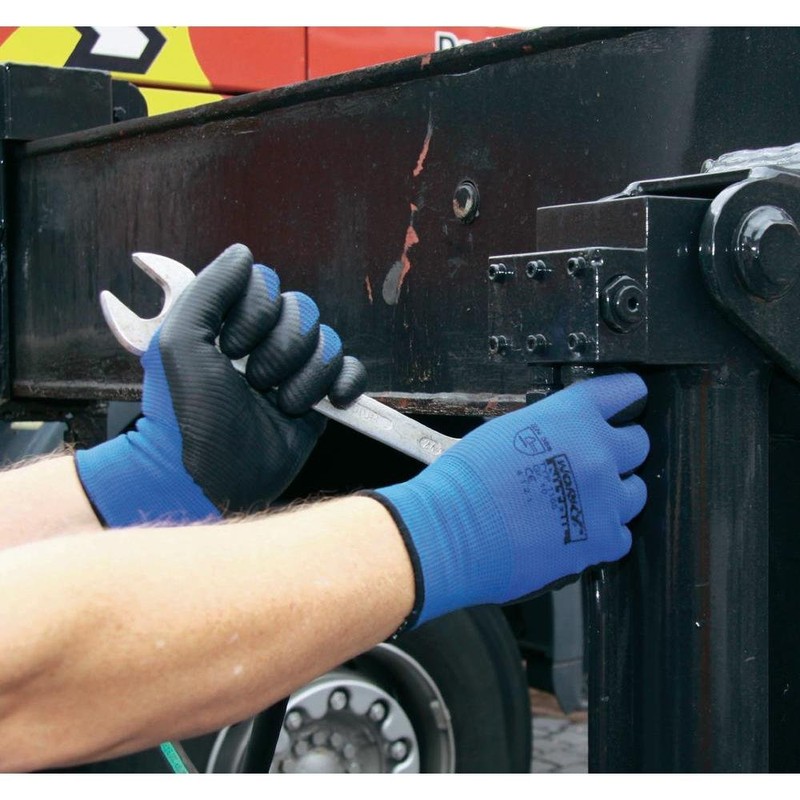 L+D worky NYLON GRIP NITRIL FEINSTRICKHAND.GR.11