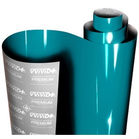 VViViD+ Ultra Gloss Miami Blue Vinyl Car Wrap (6ft x 5ft)