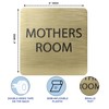 ADA CENTRAL SIGNS - 6" X6" Mothers Room Sign -