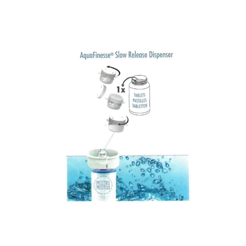 AquaFinesse Chlorine Tablets for Whirlpool Hot Tubs 360 g (18