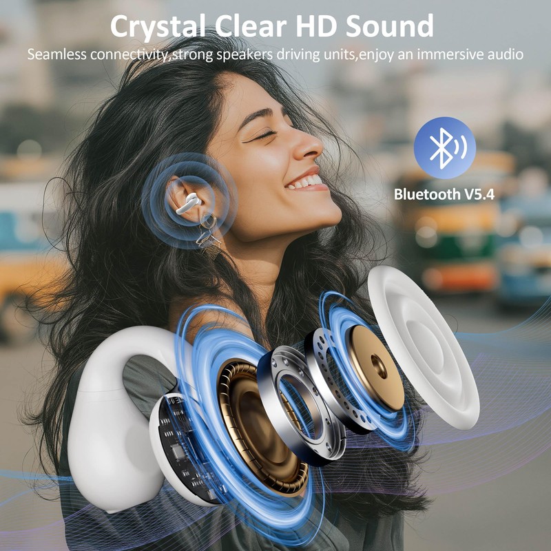 Language Translation Earbuds Real Time, IAMJOY Language Translator Earbuds Open
