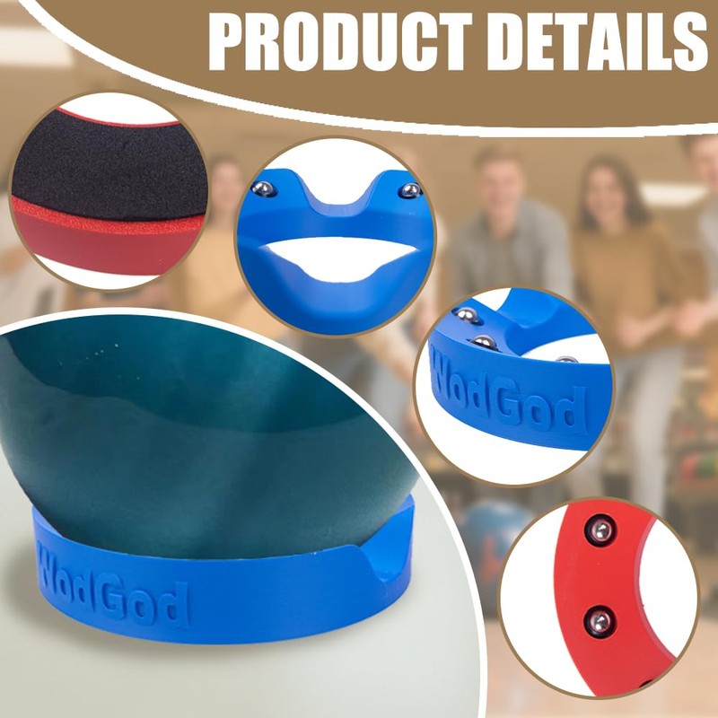 WodGod 2PCS Bowling Ball Spinner with 4 Cleaning Cloths-High Performance