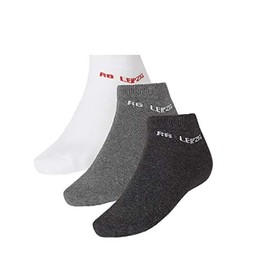 RB Leipzig Sneaker Socks Pack of 3, multi-coloured