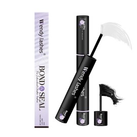 Wendy Upgraded Lash Cluster Glue: Lash Bond and Seal Pro Waterproof, Strong & Flexible Hold, Long-Lasting 72H, Gentle Low Odor, Quick-Dry, Eyelash Glue Bond Pro+Seal Pro（6ml+6ml）