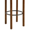 Modway Fable 30 Inch Backless Wood Bar Stools Set of