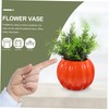 Gatuida Ceramic Pumpkin Shape Vase for Home Decor Artistic Modern