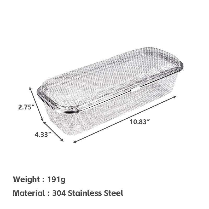 WHDQPX Dishwasher Basket, Stainless Steel Dishwasher Silverware Basket, Replacement Utensil