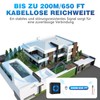 Satisure Radio Signal Forwarding, 3 Receivers, 1 Transmitter, Doorbell Forwarding,