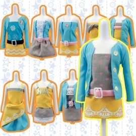 harumika coordination tulle blue cardeset