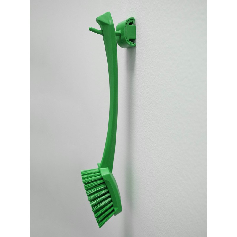 Vikan Hygienic Wall Bracket, Single Hook Module, Green