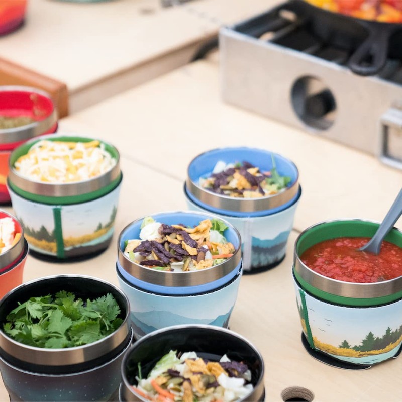 HYDAWAY Collapsible Insulated Bowl | Portable, Packable, Insulating, Resealable, Hot-and-Cold