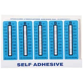 Digi-Sense Irreversible 10 Point Vertical Temperature Label, 171-261°F/77-127°C; 10/Pk