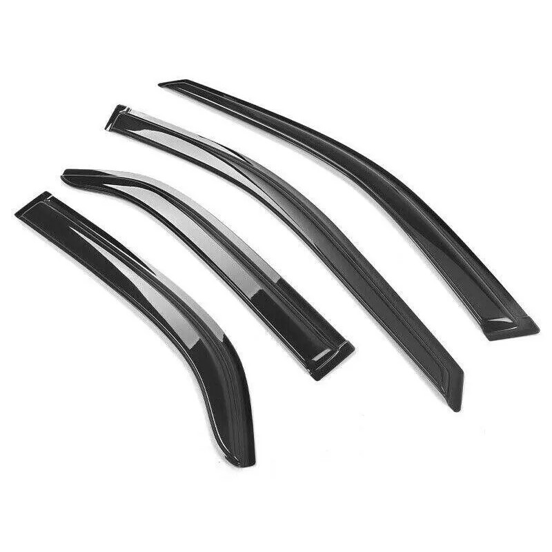 SDZ Front Rear Window Visor Set Sun Vent Rain Wind