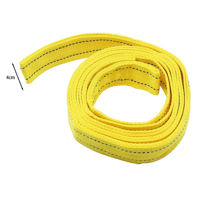 Alnicov 5 Meter High Strength Tow Rope Strap, with Two