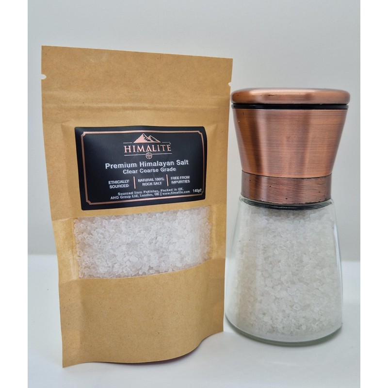Clear Himalayan Salt for Grinders