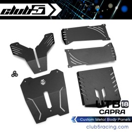 Club 5 Racing Custom Anodized Aluminum Body Panels for Axial 1/18 Capra