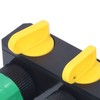 Water Hose Splitter ABS Material 4 Way Stainless Durable Garden