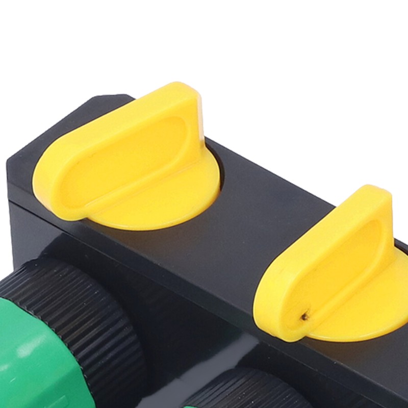Water Hose Splitter ABS Material 4 Way Stainless Durable Garden